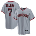 Kooe C.Guardians #7 George Valera Player Gray Home Game Stitched Jerseys