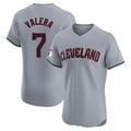 Kooe C.Guardians #7 George Valera Player Gray Road Limited Elite Home Stitched Jerseys