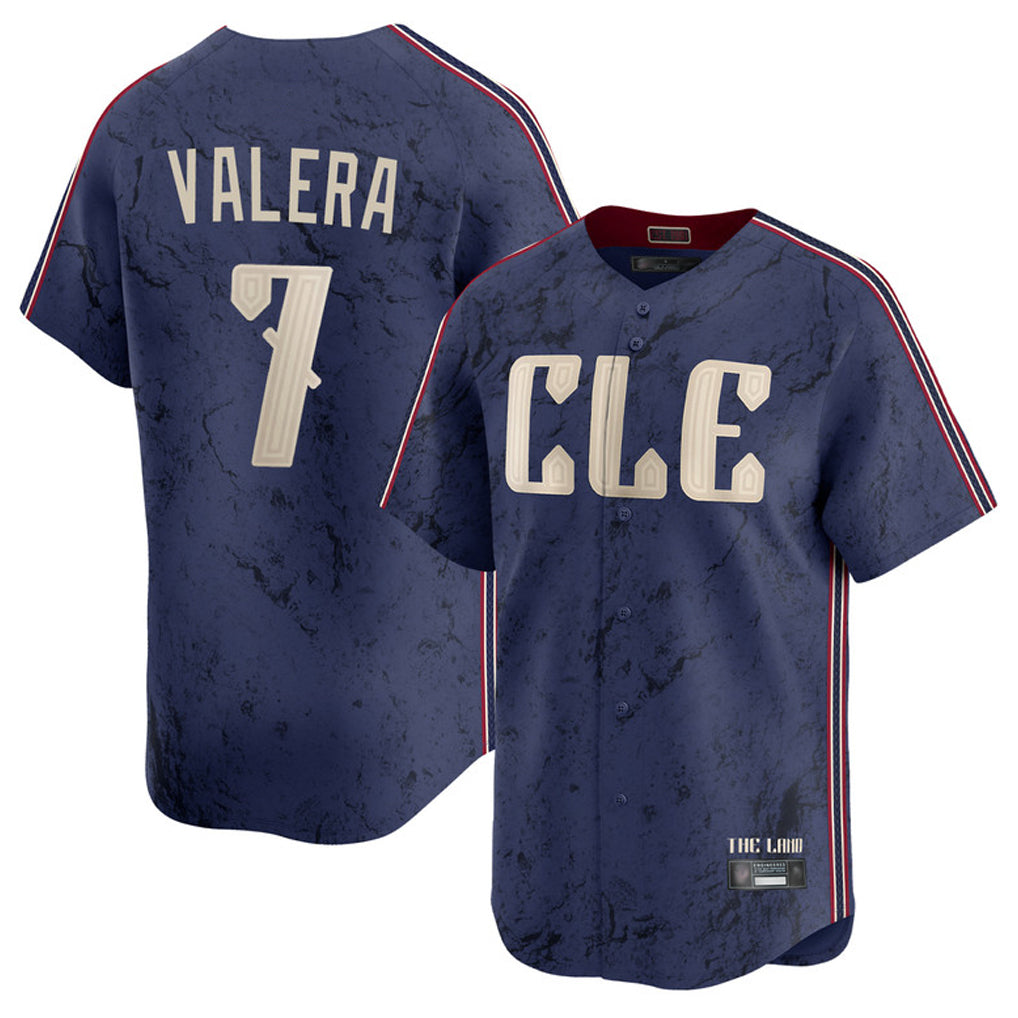 Kooe C.Guardians #7 George Valera Player Navy City Connect Limited Home Stitched Jerseys