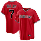Kooe C.Guardians #7 George Valera Player Red Home Game Stitched Jerseys