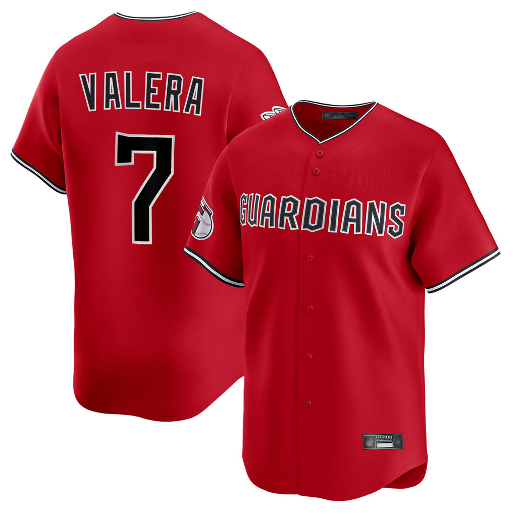 Kooe C.Guardians #7 George Valera Player Red Limited Home Stitched Jerseys