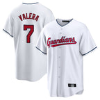 Kooe C.Guardians #7 George Valera Player White Home Game Stitched Jerseys