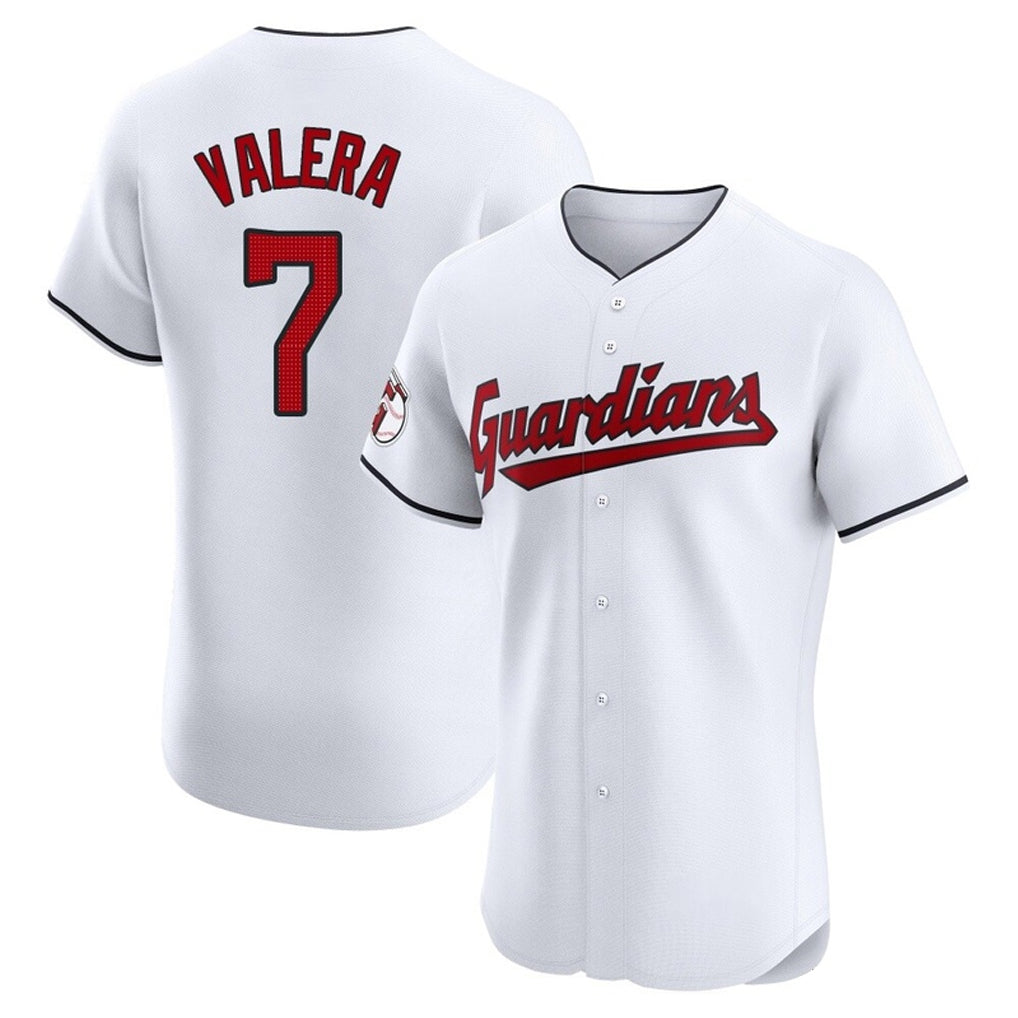 Kooe C.Guardians #7 George Valera Player White Limited Elite Home Stitched Jerseys