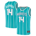 Kooe C.Hornets #14 Nick Richards  Teal Fast Break Replica Jerseys - Icon Edition