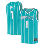Kooe C.Hornets #1 LaMelo Ball  Teal Fast Break Replica Jerseys - Icon Edition