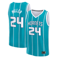 Kooe C.Hornets #24 Brandon Miller  Teal Fast Break Replica Jerseys - Icon Edition