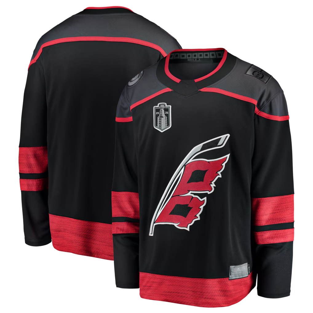 Kooe C.Hurricanes Black 2026 Stanley Cup Final Home Breakaway Stitched Jerseys