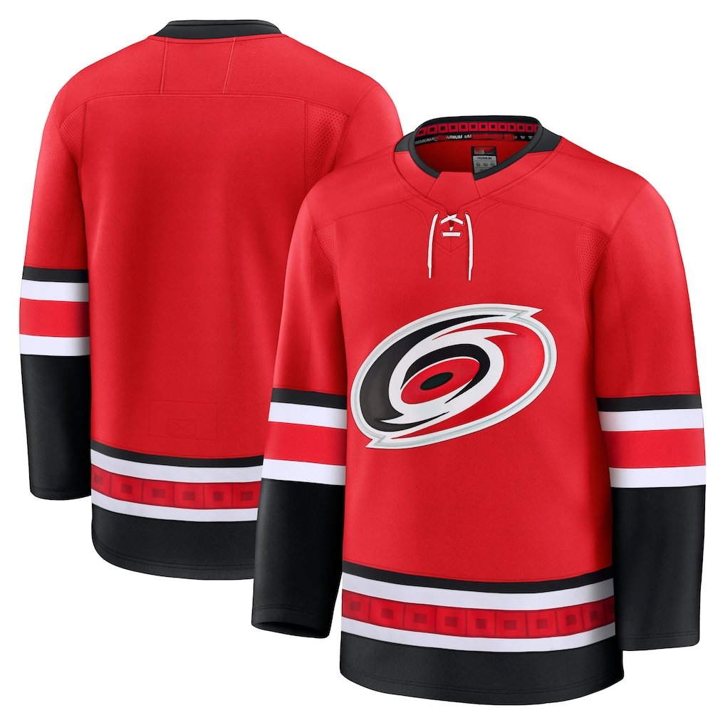Kooe C.Hurricanes Red Alternate Premium Stitched Jerseys