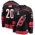 Kooe C.Hurricanes #20 Sebastian Aho Black 2026 Stanley Cup Champions Home Breakaway Stitched Jerseys
