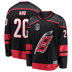Kooe C.Hurricanes #26 Sebastian Aho Black 2026 Stanley Cup Final Home Breakaway Stitched Jerseys