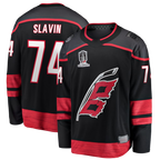 Kooe C.Hurricanes #74 Jaccob Slavin Black 2026 Stanley Cup Champions Home Breakaway Stitched Jerseys