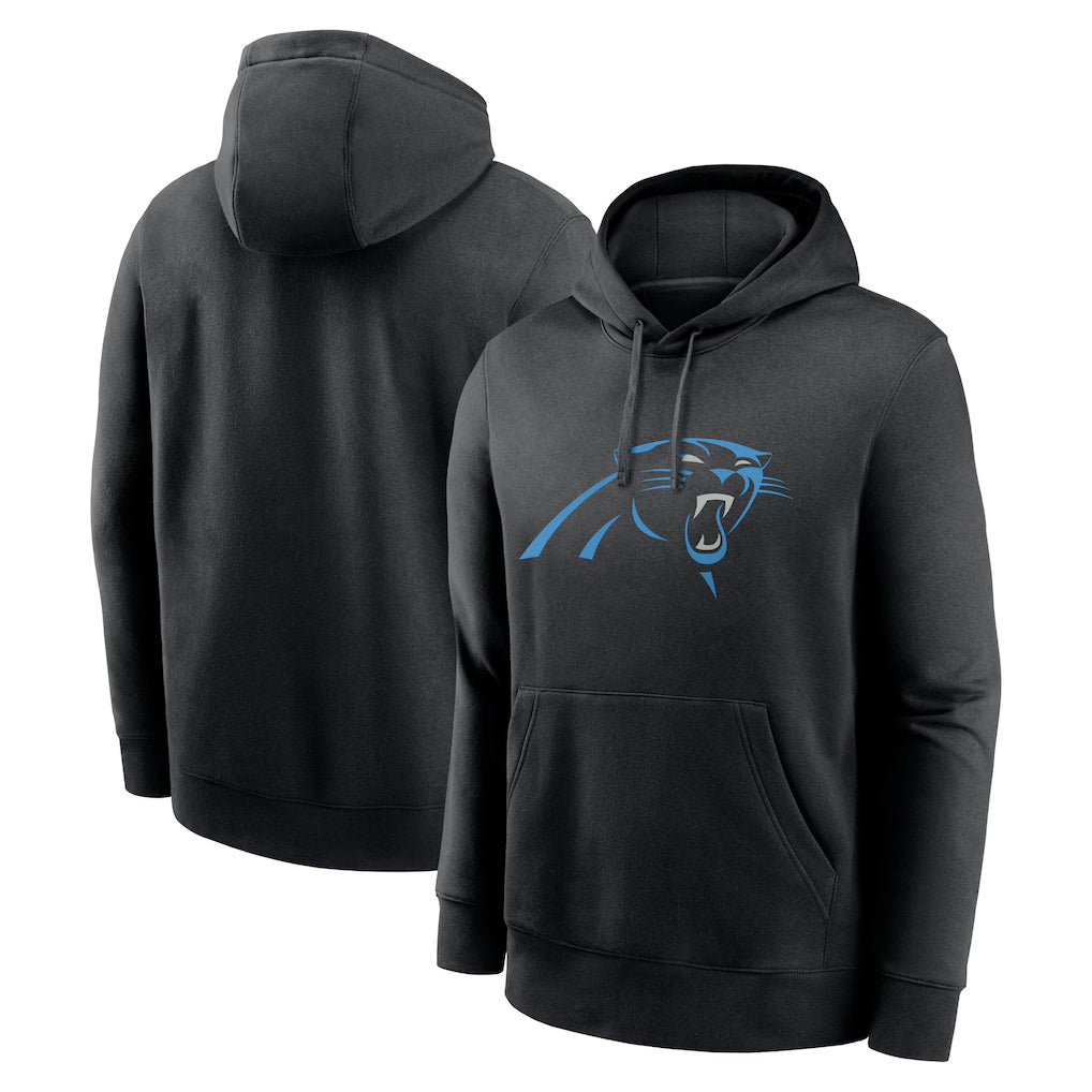 Kooe C.Panthers Black Salute to Service Pullover Hoodies Blank Player Stitched Jerseys