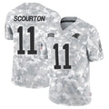 Kooe C.Panthers #11 Nic Scourton Player Arctic Camo Salute to Service Limited Stitched Jerseys