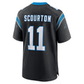 Kooe C.Panthers #11 Nic Scourton Player Black Home Game Stitched Jerseys