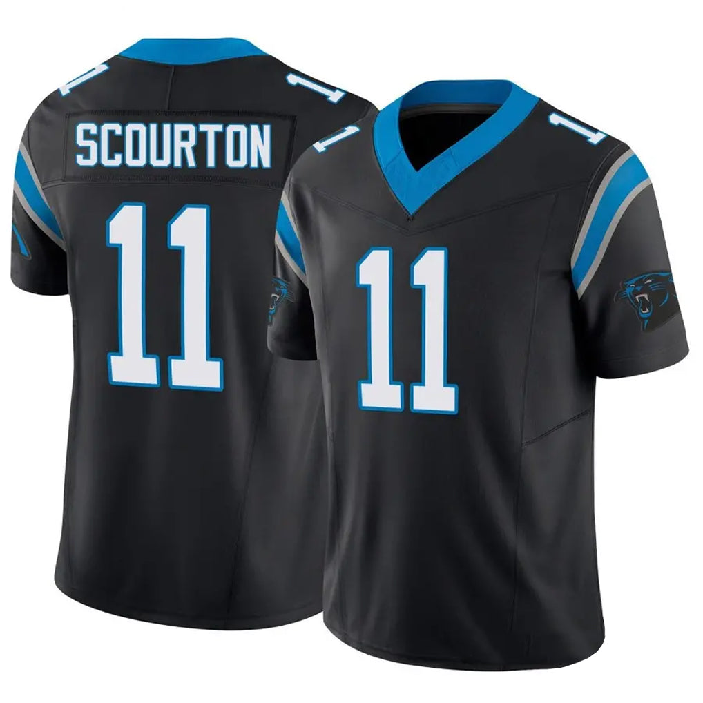 Kooe C.Panthers #11 Nic Scourton Player Black Vapor F.U.S.E. Limited Stitched Jerseys