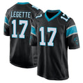 Kooe C.Panthers #17 Xavier Legette Player Black Game Stitched Jerseys