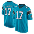 Kooe C.Panthers #17 Xavier Legette Player Blue Game Stitched Jerseys
