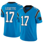 Kooe C.Panthers #17 Xavier Legette Player Blue Vapor F.U.S.E. Limited Stitched Jerseys