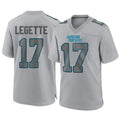 Kooe C.Panthers #17 Xavier Legette Player Grey Atmosphere Fashion Stitched  Jerseys