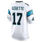 Kooe C.Panthers #17 Xavier Legette Player White Game Stitched Jerseys