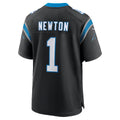 Kooe C.Panthers #1 Cam Newton Black Team Retired Game Stitched Jerseys