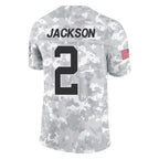 Kooe C.Panthers #2 Michael Jackson Player Arctic Camo Salute to Service Limited Game Stitched Jerseys