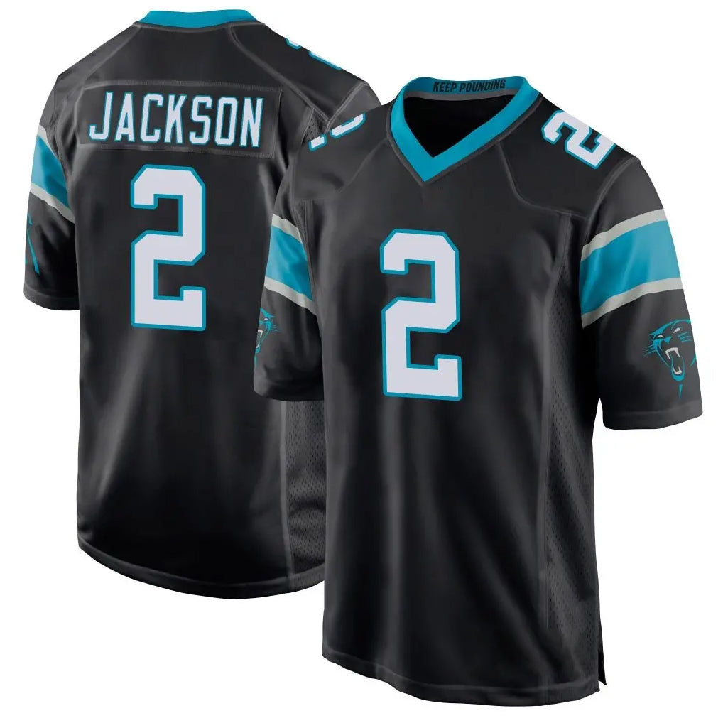 Kooe C.Panthers #2 Mike Jackson Player Black Game Stitched Jerseys