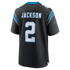 Kooe C.Panthers #2 Mike Jackson Player Black Home Game Stitched Jerseys