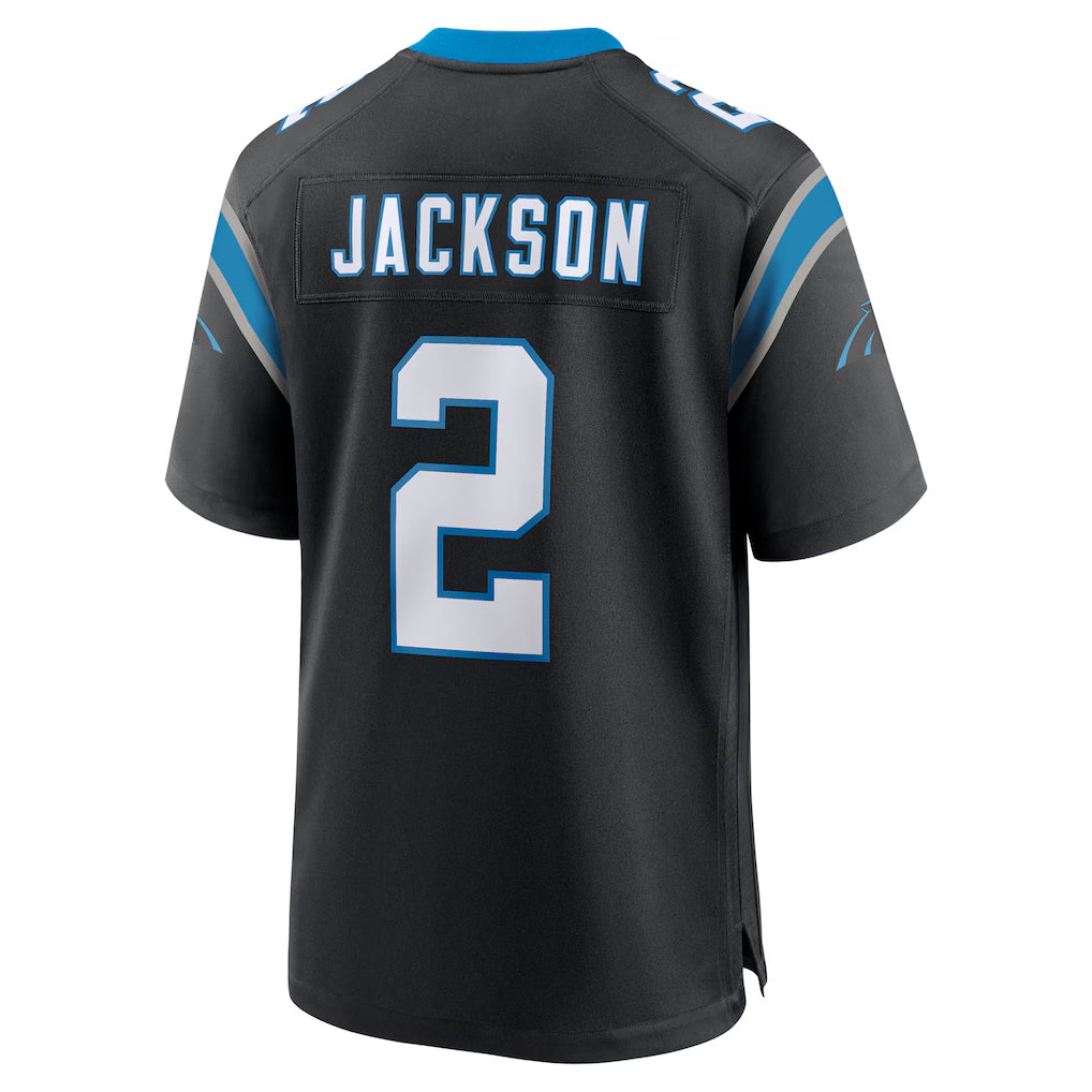 Kooe C.Panthers #2 Mike Jackson Player Black Home Game Stitched Jerseys