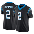 Kooe C.Panthers #2 Mike Jackson Player Black Vapor F.U.S.E. Limited Home Game Stitched Jerseys