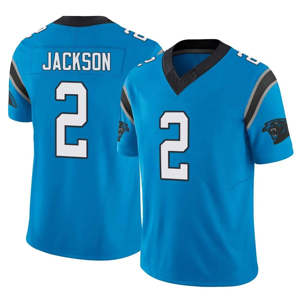 Kooe C.Panthers #2 Mike Jackson Player Blue Vapor F.U.S.E. Limited Home Game Stitched Jerseys