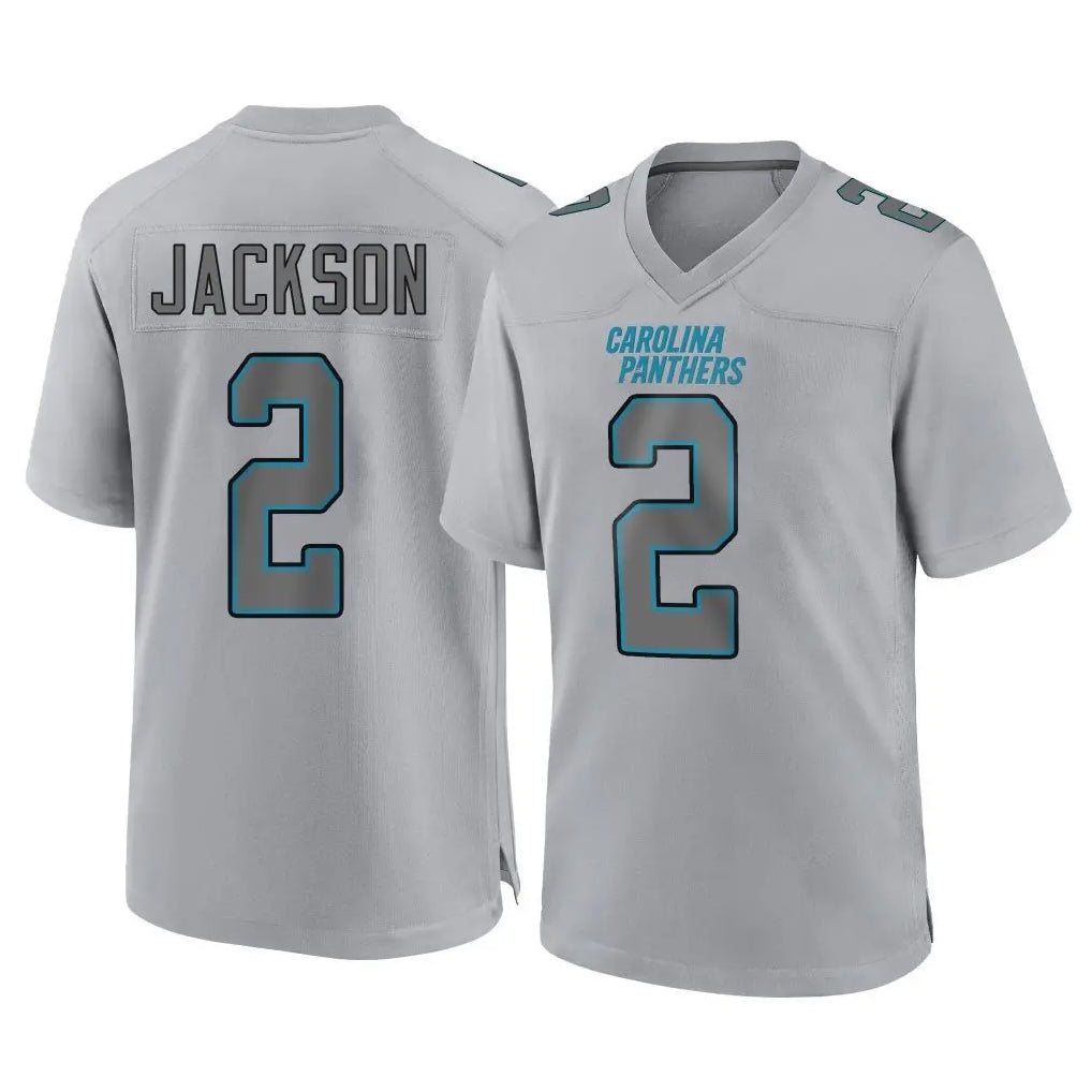 Kooe C.Panthers #2 Mike Jackson Player Gray Atmosphere Fashion Game Stitched Jerseys