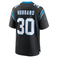 Kooe C.Panthers #30 Chuba Hubbard Player Black Home Game Stitched Jerseys