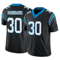 Kooe C.Panthers #30 Chuba Hubbard Player Black Vapor F.U.S.E. Limited Home Game Stitched Jerseys
