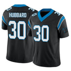 Kooe C.Panthers #30 Chuba Hubbard Player Black Vapor F.U.S.E. Limited Home Game Stitched Jerseys