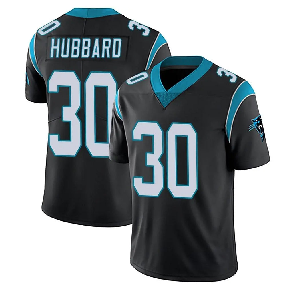 Kooe C.Panthers #30 Chuba Hubbard Player Black Vapor Untouchable Limited Game Stitched Jerseys