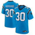 Kooe C.Panthers #30 Chuba Hubbard Player Blue Game Stitched Jerseys