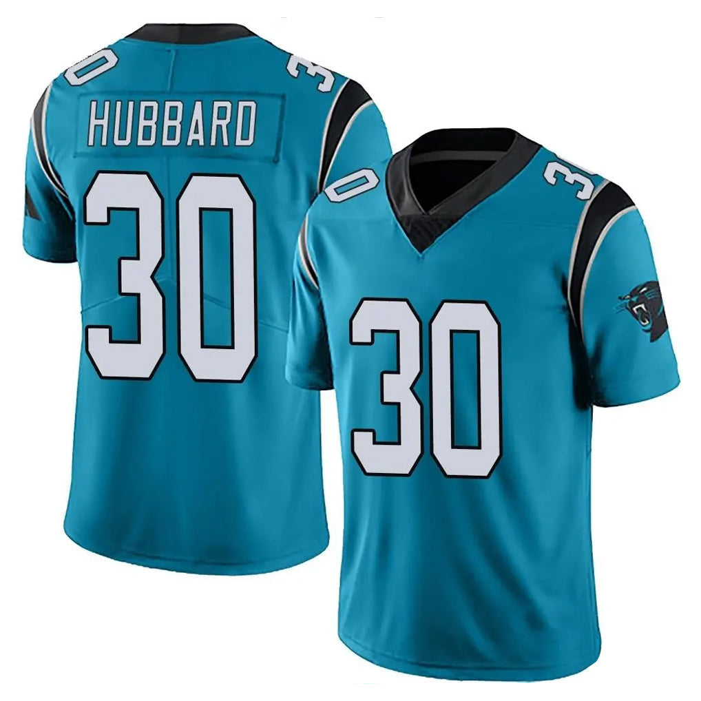 Kooe C.Panthers #30 Chuba Hubbard Player Blue Vapor Untouchable Limited Game Stitched Jerseys