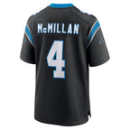 Kooe C.Panthers #4 Tetairoa McMillan Player Black Home Game Stitched Jerseys