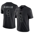 Kooe C.Panthers #4 Tetairoa McMillan Player Black REFLECTIVE Limited Stitched Jerseys