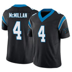 Kooe C.Panthers #4 Tetairoa McMillan Player Black Vapor F.U.S.E. Limited Home Game Stitched Jerseys