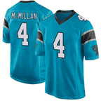 Kooe C.Panthers #4 Tetairoa McMillan Player Blue Game Stitched Jerseys