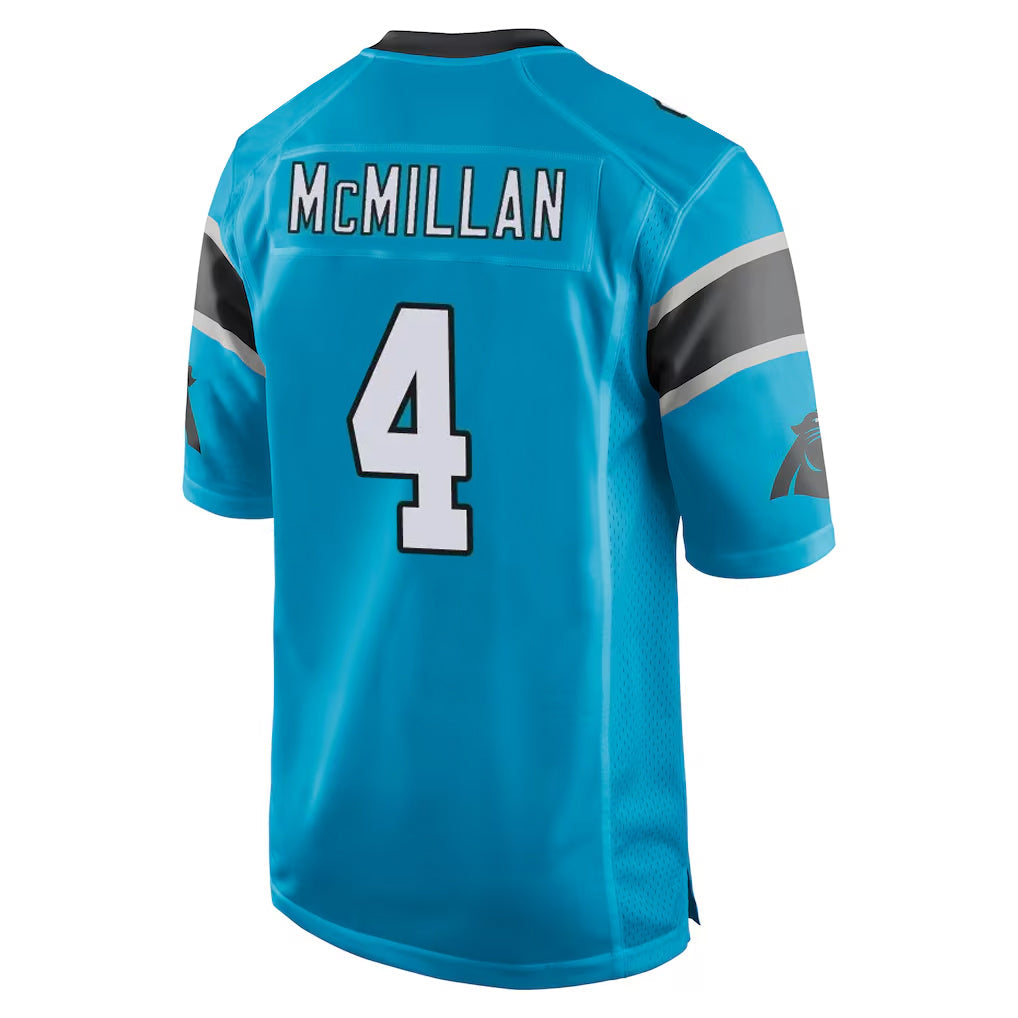 Kooe C.Panthers #4 Tetairoa McMillan Player Blue Game Stitched Jerseys