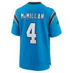 Kooe C.Panthers #4 Tetairoa McMillan Player Blue Home Game Stitched Jerseys