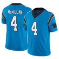Kooe C.Panthers #4 Tetairoa McMillan Player Blue Vapor F.U.S.E. Limited Home Game Stitched Jerseys