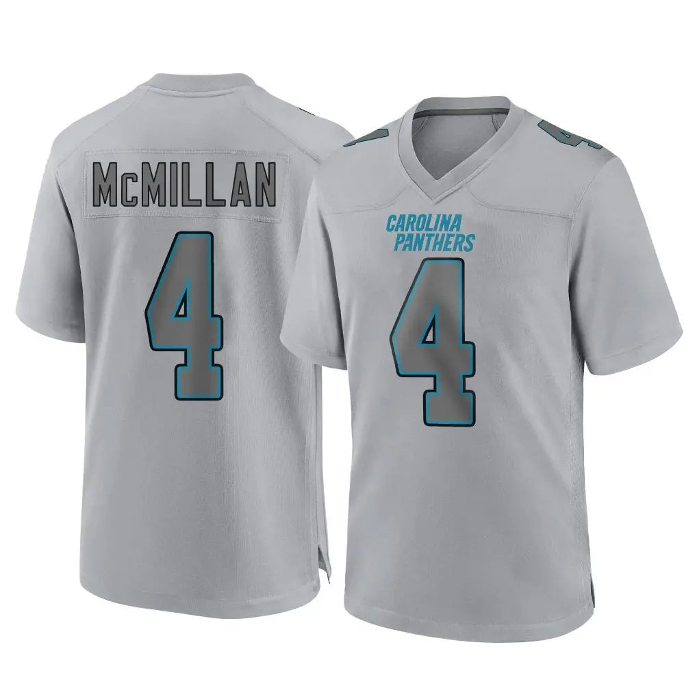 Kooe C.Panthers #4 Tetairoa McMillan Player Gray Atmosphere Fashion Game Stitched Jerseys