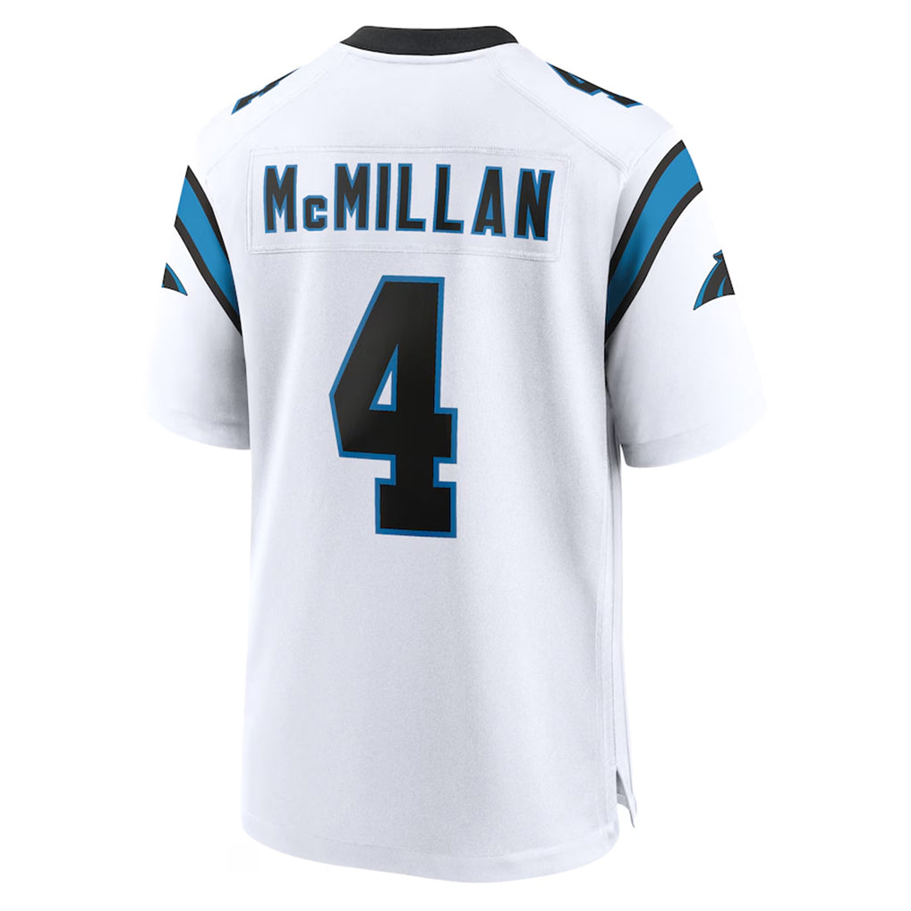 Kooe C.Panthers #4 Tetairoa McMillan Player White Home Game Stitched Jerseys