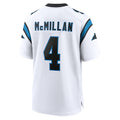 Kooe C.Panthers #4 Tetairoa McMillan Player White Home Game Stitched Jerseys