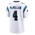Kooe C.Panthers #4 Tetairoa McMillan Player White Home Game Stitched Jerseys