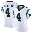 Kooe C.Panthers #4 Tetairoa McMillan Player White Vapor F.U.S.E. Limited Home Game Stitched Jerseys